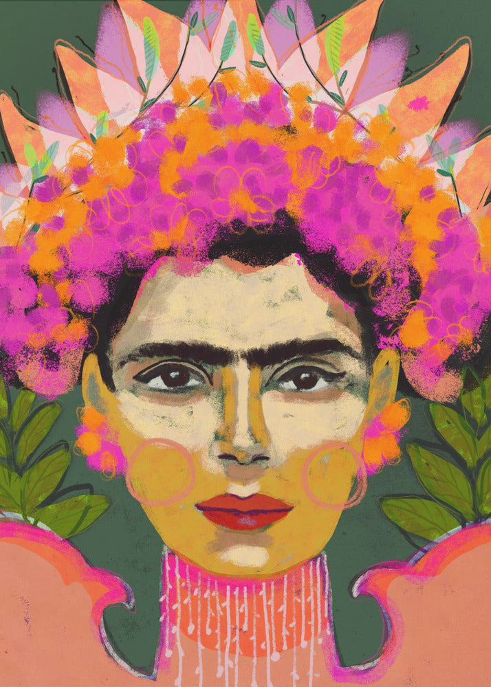 Vibrant Floral Crown | Canvas