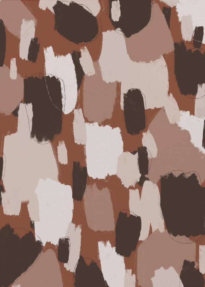Aardse penseelstreken | Canvas
