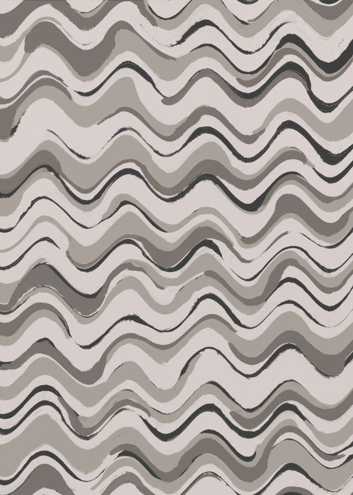 Monochrome golven | Poster