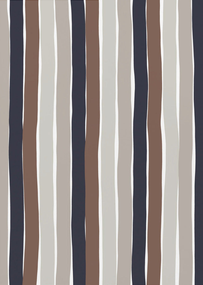 Golvende aardstrepen | Canvas