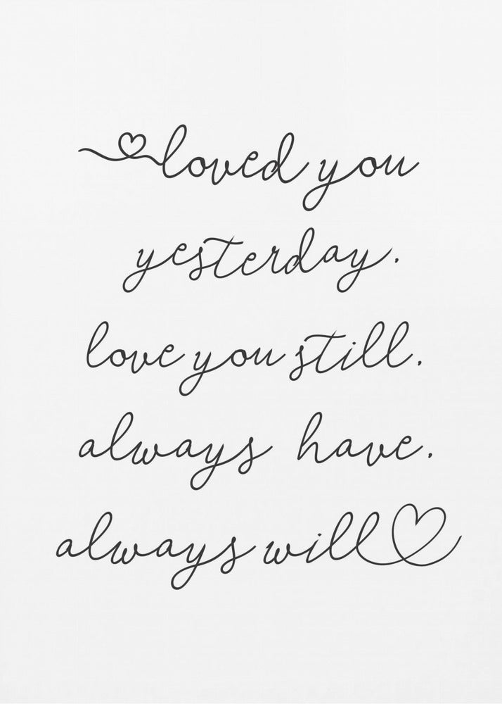 Liefdesbrief | Canvas
