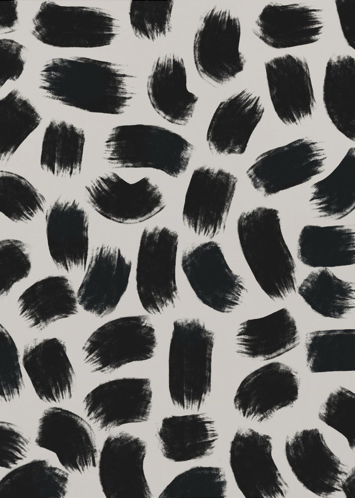 Monochrome strepen | Poster