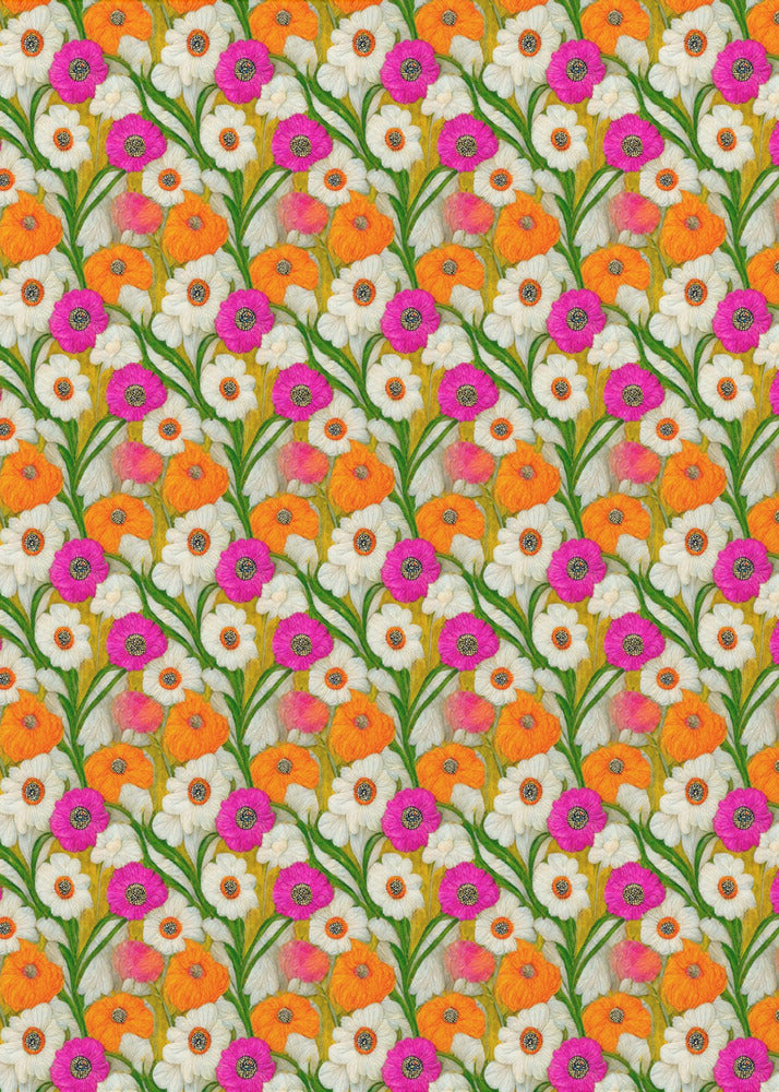 Bloemen Harmonie Quilt | Poster