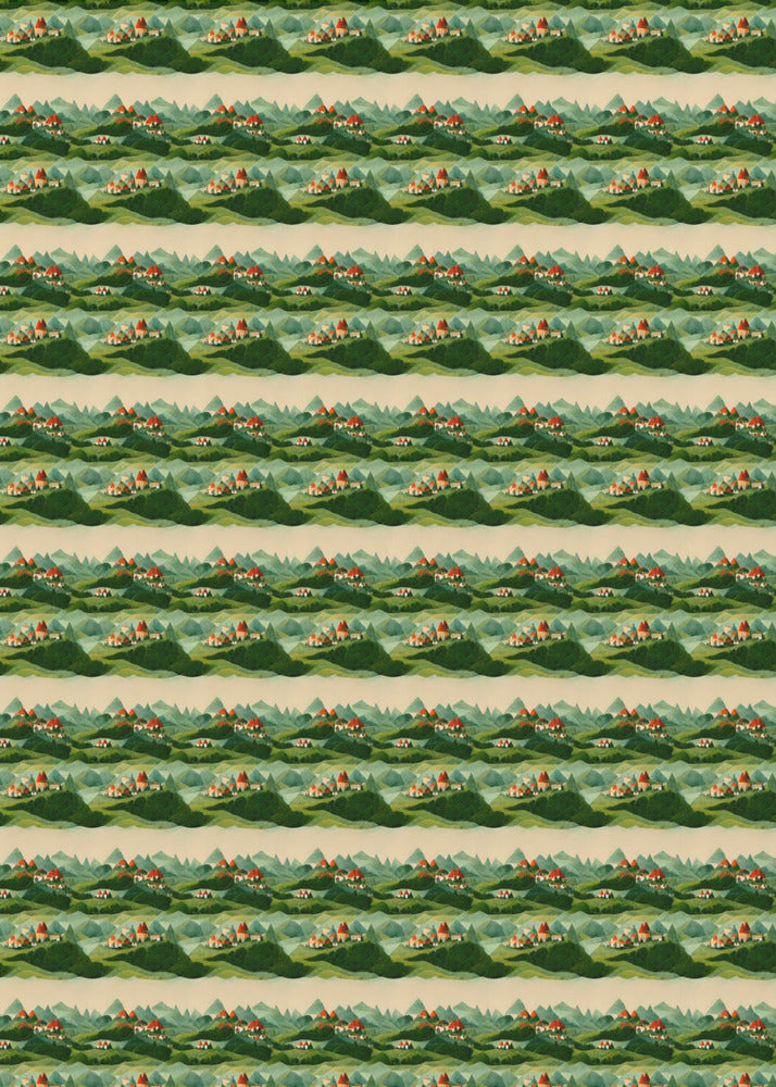 Eindeloze groene heuvels | Poster