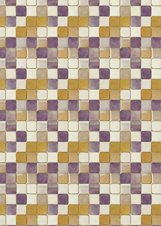 Geblokte Harmonie | Canvas