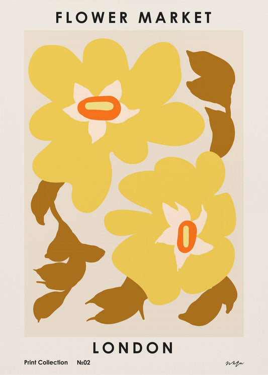 Bloemenmarkt. Londen | Poster