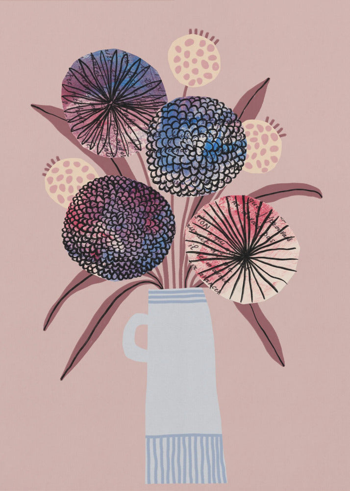 Wilde bloemen bloeien | Poster