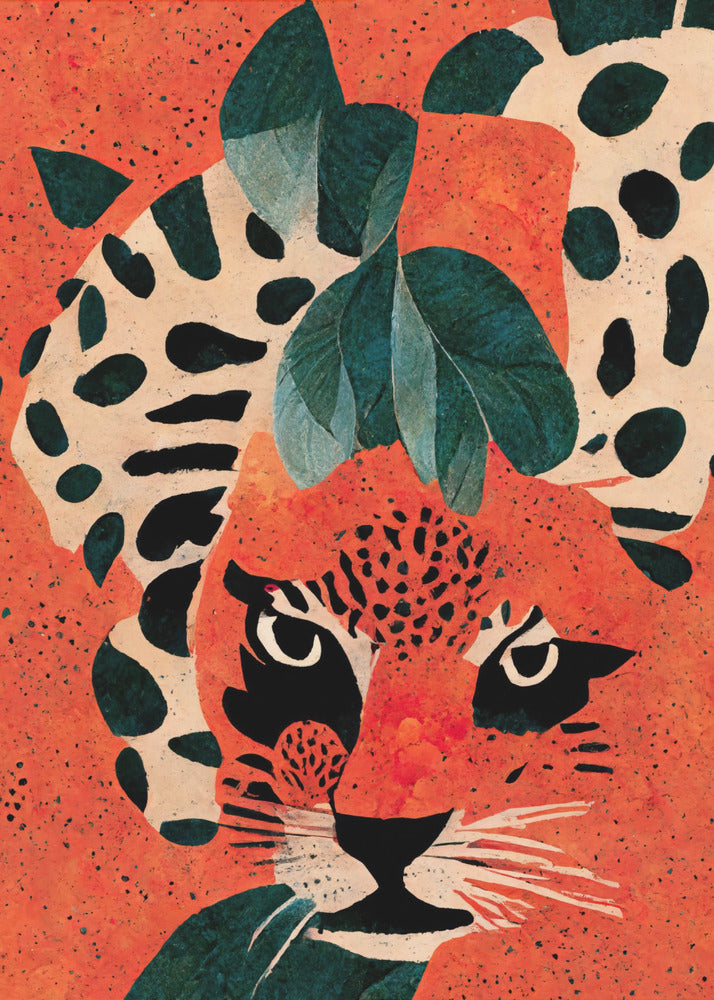 Jaguar's blik | Canvas