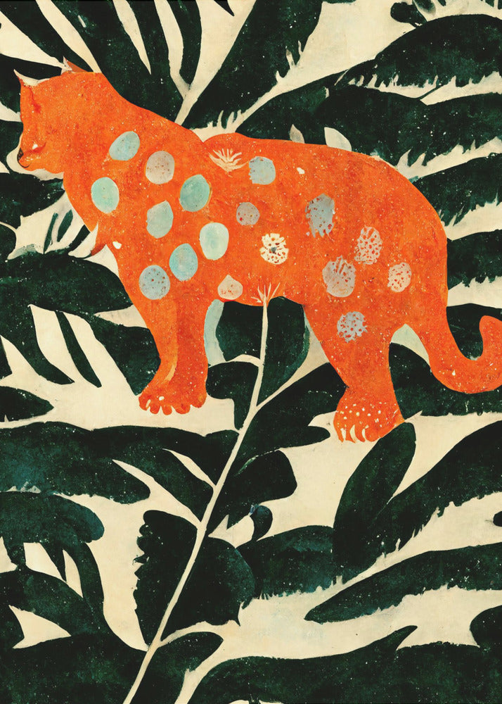 Jungle Mozaïek | Canvas