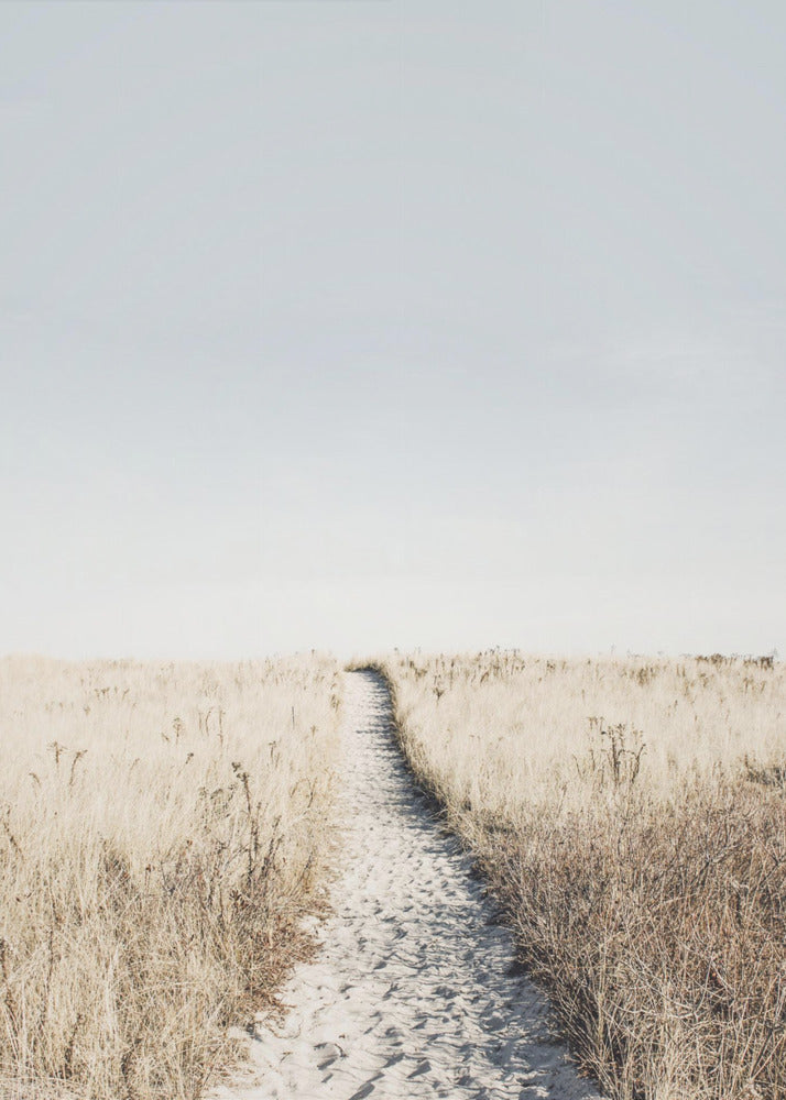 Naar het strand | Canvas
