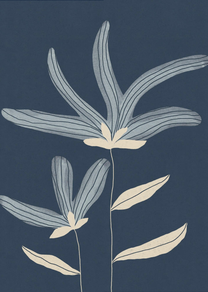 Twee bloemen | Poster