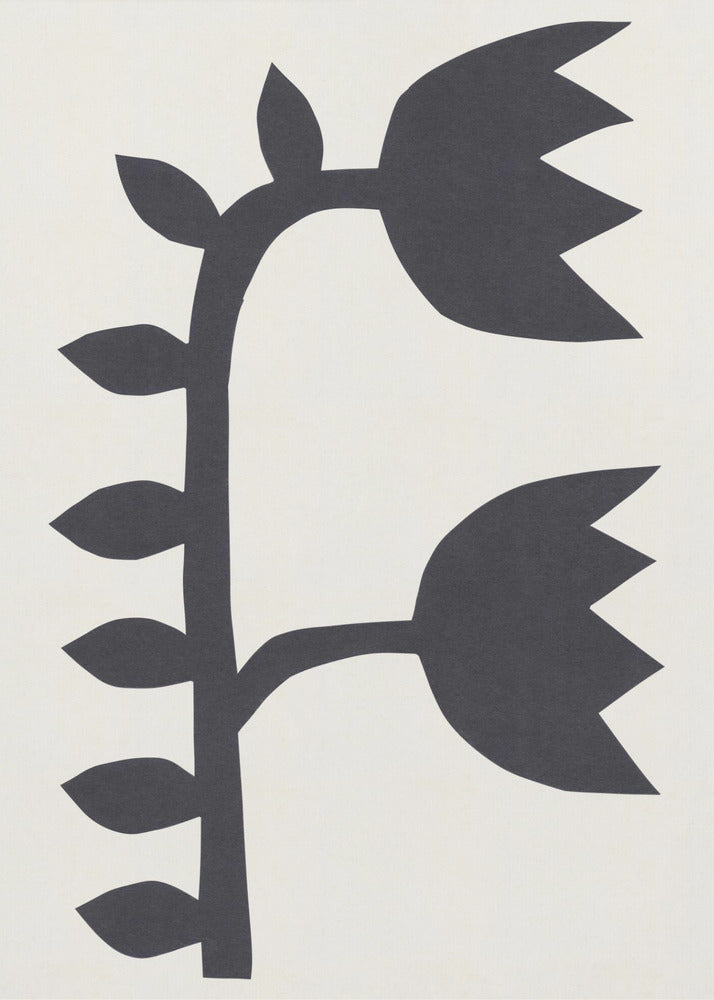 Zwarte Tulpen #1 | Poster