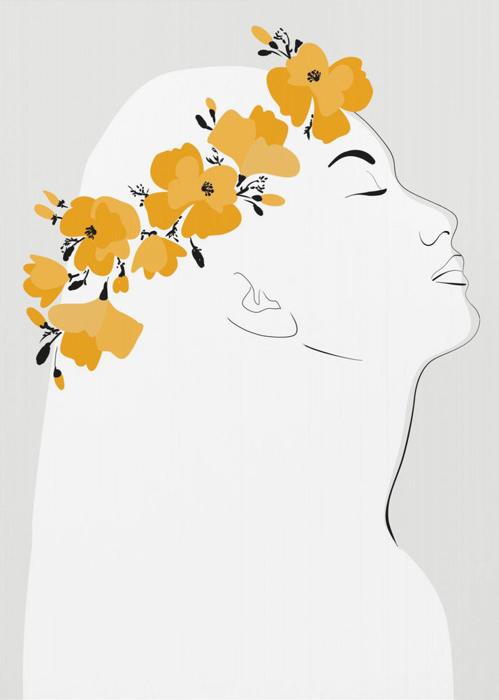 Portret van Floal Orly | Poster