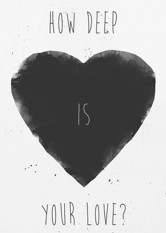 Hoe diep is jouw liefde | Poster