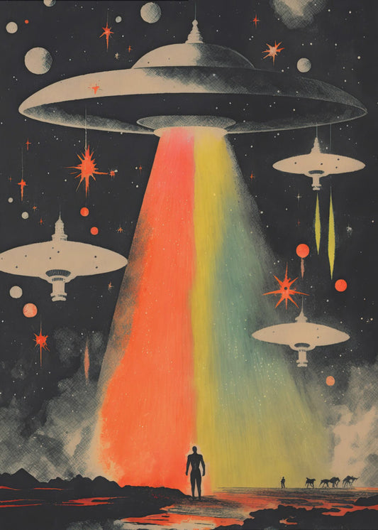 Kosmische ontmoeting | Canvas