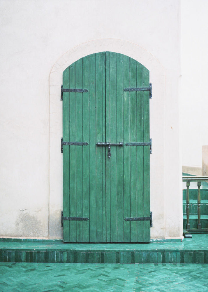 Marrakesh Groene Deur | Canvas