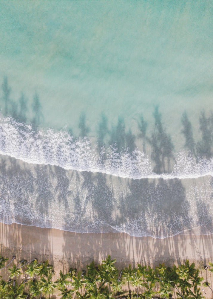 Naar het strand | Canvas