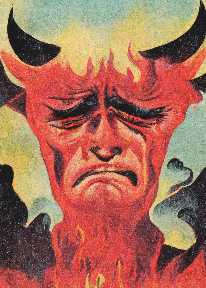 Vlammen van spijt | Canvas