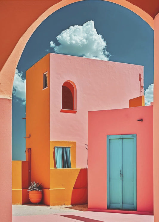 Vibrant Archway Scene | Poster