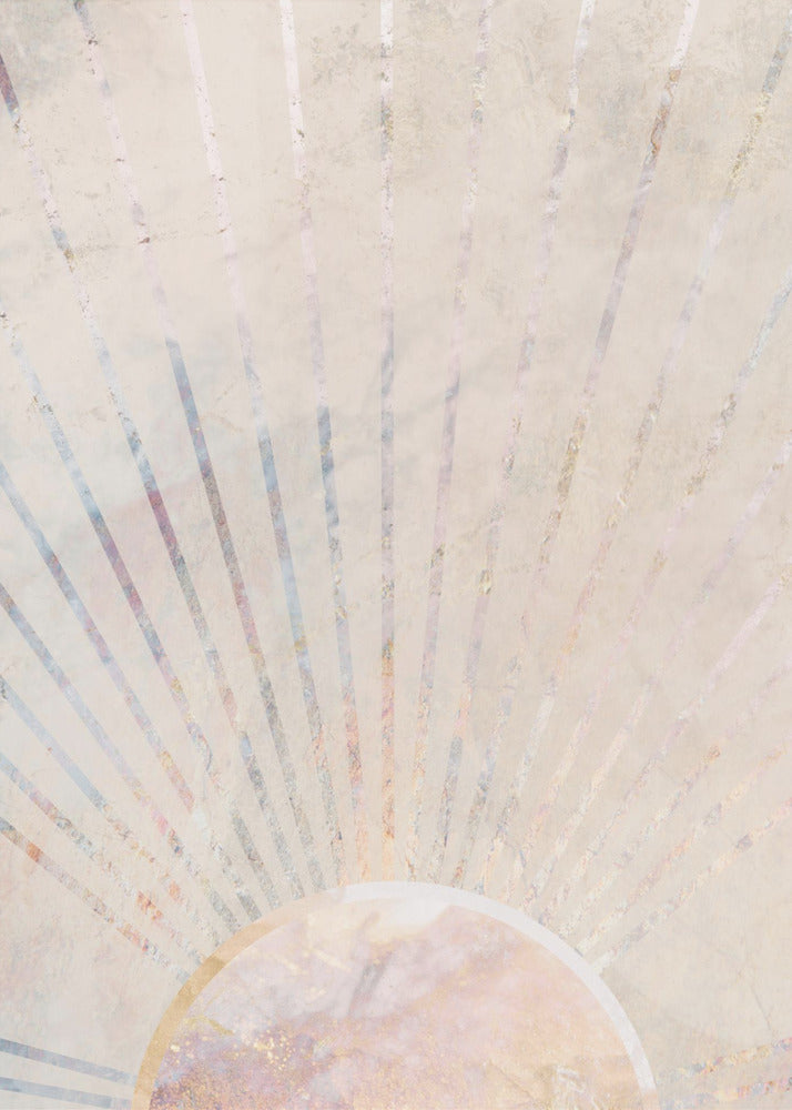 Morning Boho Sun Rays | Canvas