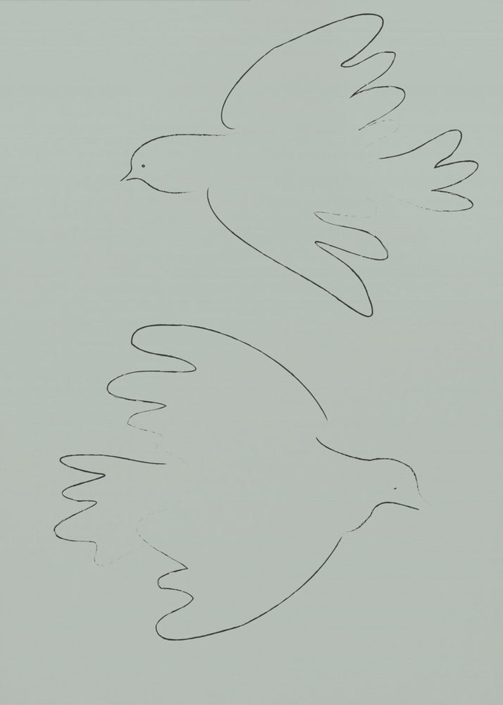 DOVES Groen | Canvas