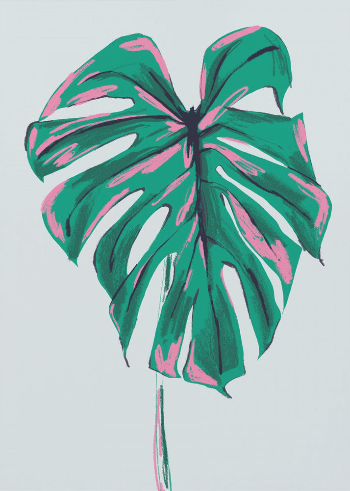 Monstera Deliciosa Licht | Poster