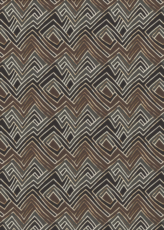 Zigzag Doolhof | Canvas