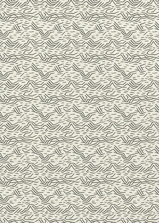 Lineair golvenlandschap | Poster