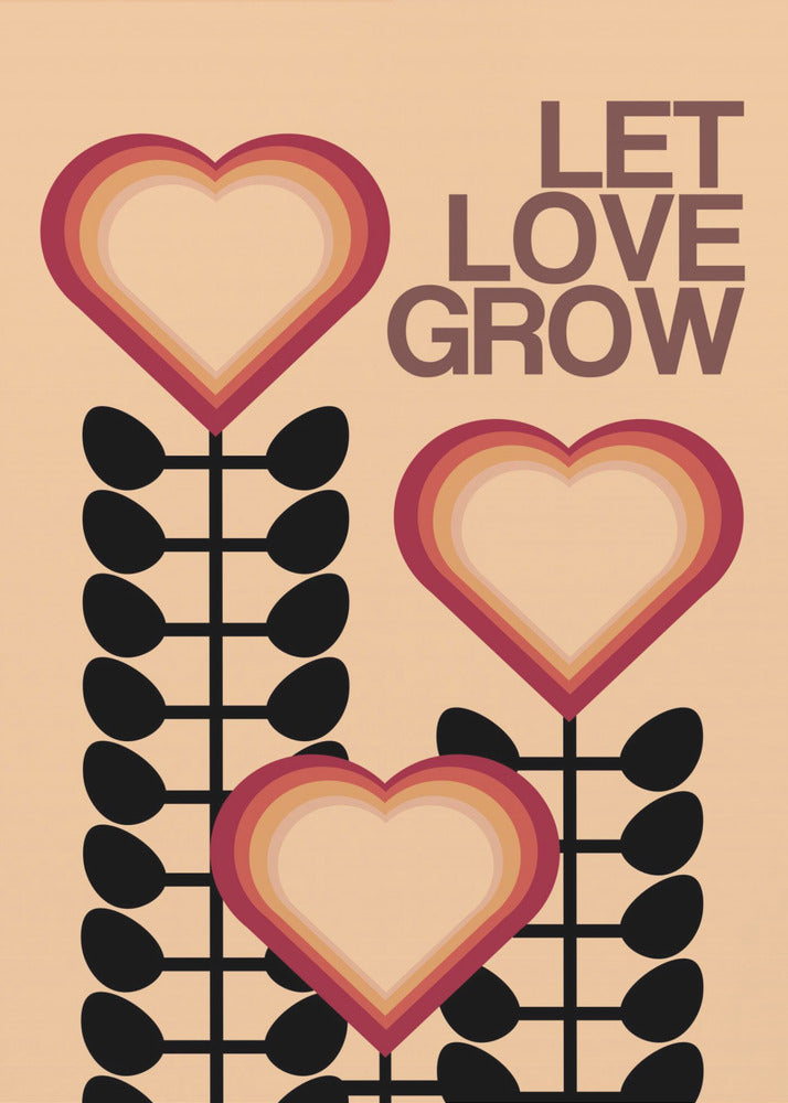 Laat Liefde Groeien Crème | Poster