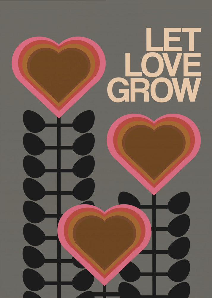 Laat liefde grijs worden | Canvas