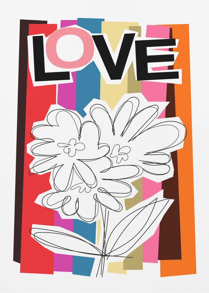 Krabbelbloem Zomerfruit | Canvas