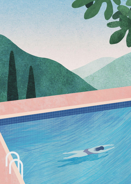 Zwembad II | Canvas