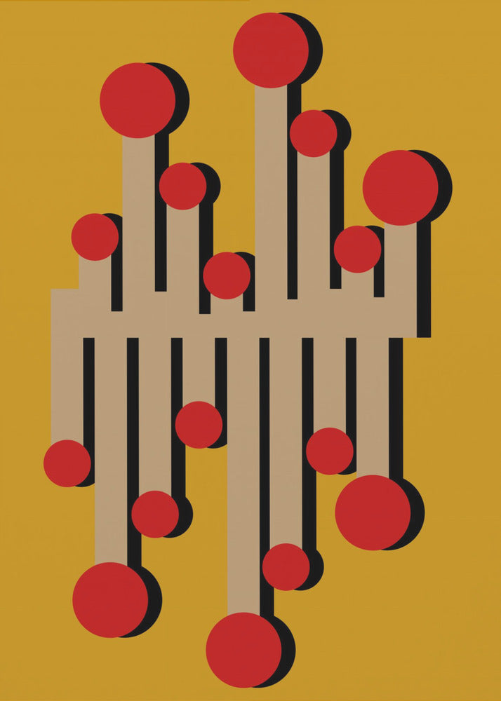 De Telephonist Mustard uit 1968 | Canvas