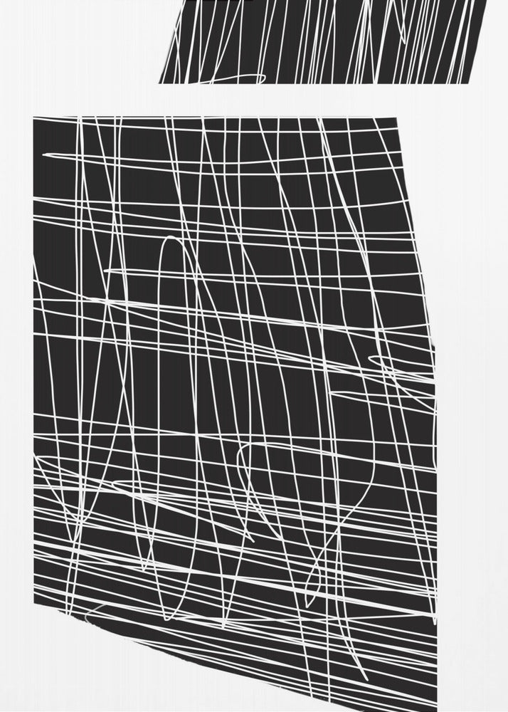 Chaotische Lijnen Dans | Canvas