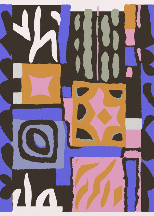 Kleurrijke geometrie | Poster