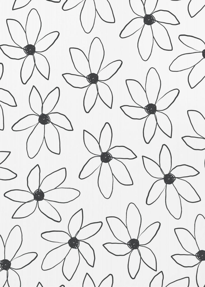 Luchtige bloemen | Poster