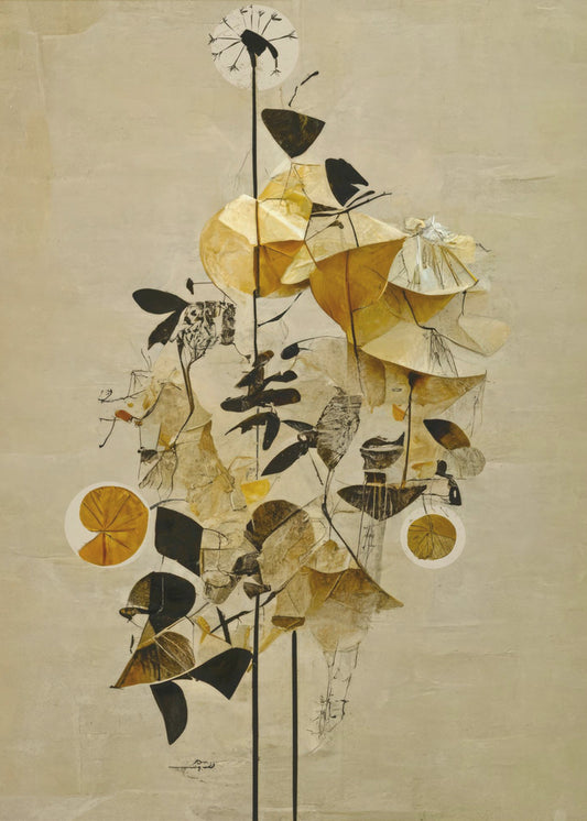 Gouden Bloesems | Canvas