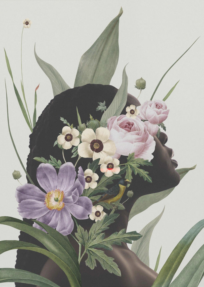 Paarse bloem | Poster
