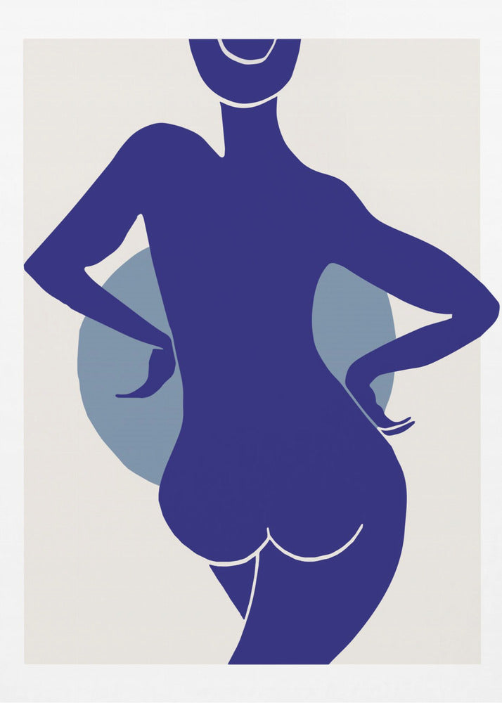 Vrouw Blauw | Canvas