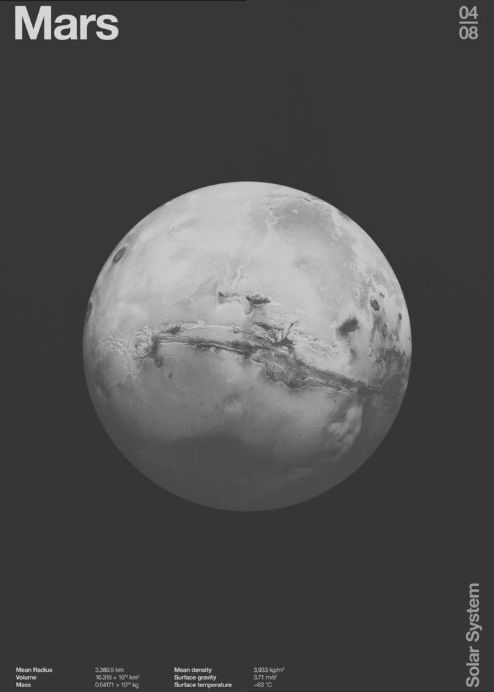 Zonnestelsel Mars | Canvas