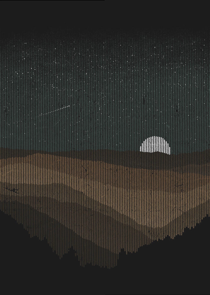 Maanopkomst | Canvas