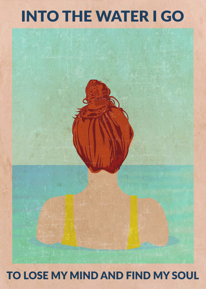 Into the Water (redhead) | Canvas