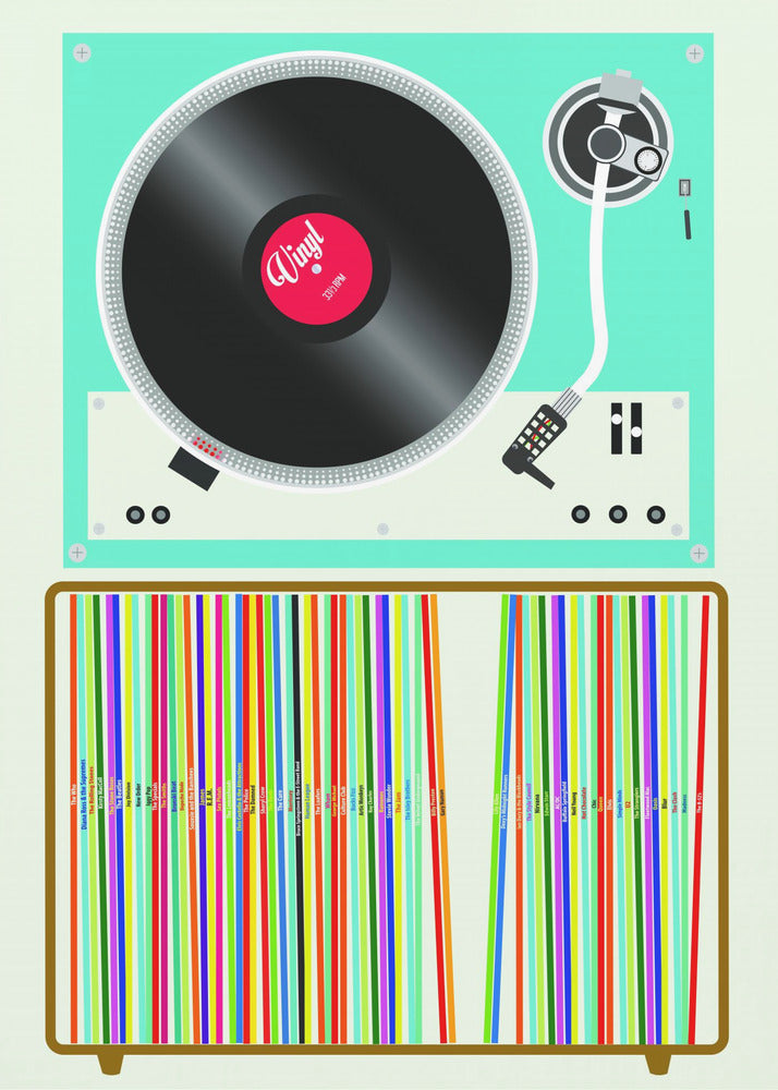 Vinylstapel | Poster