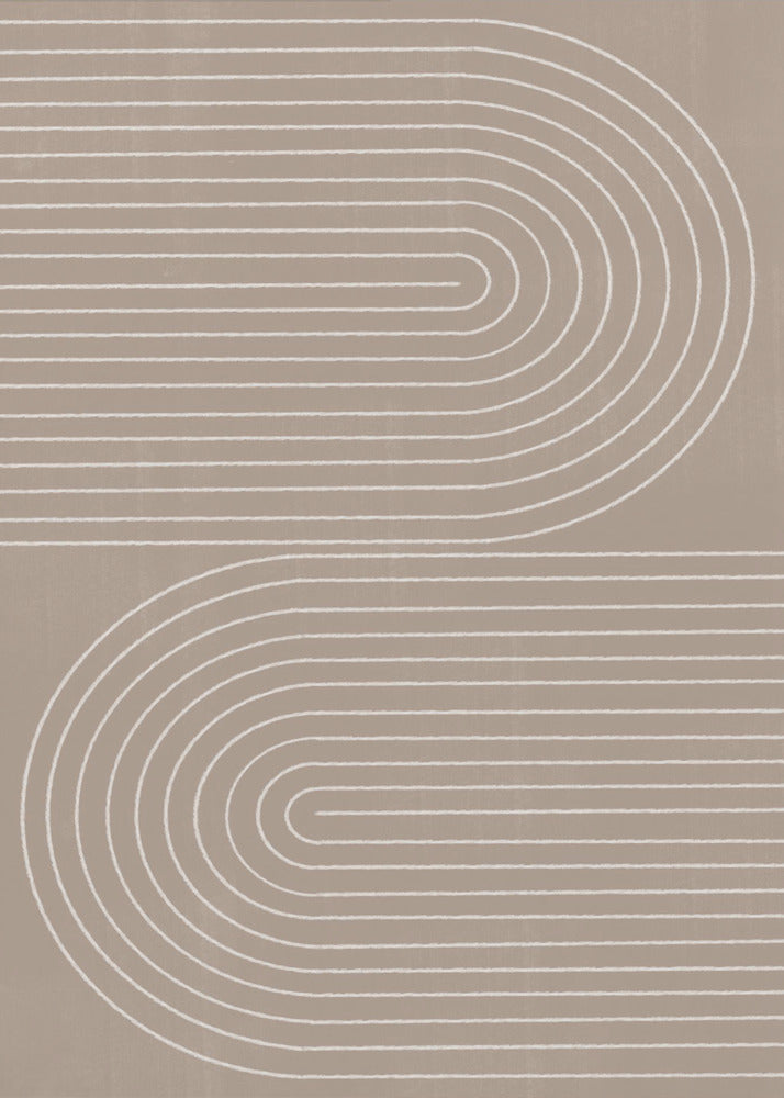 Curved Line Harmony | Poster