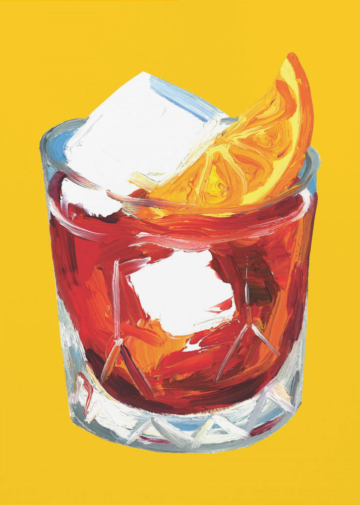 Negroni op zonneschijn | Canvas