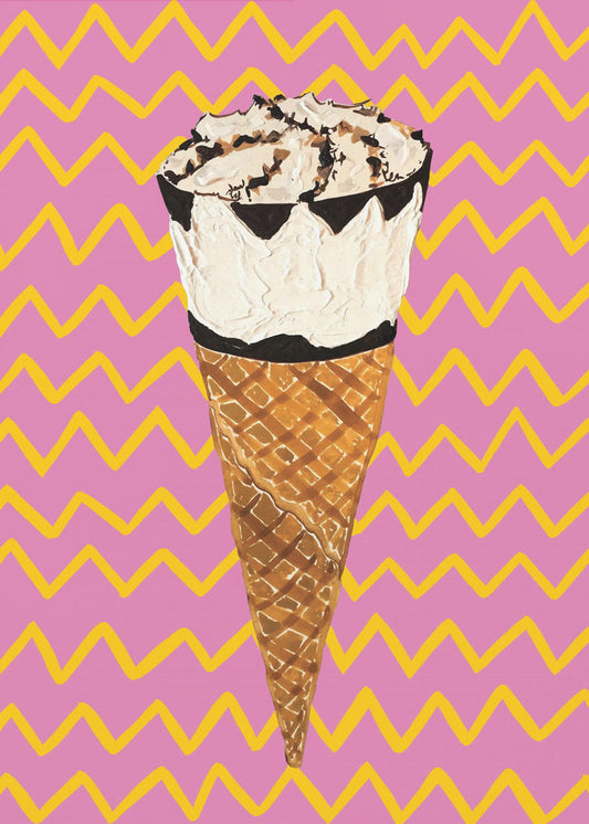 Cornetto Roze | Canvas