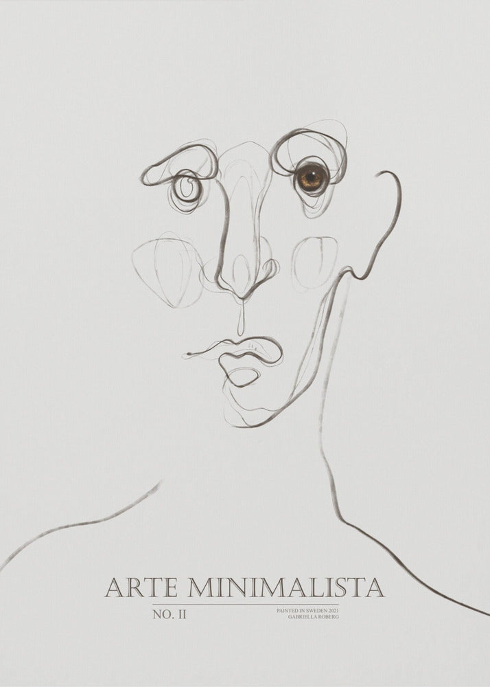 Minimalistische kunst nr. 2 | Canvas