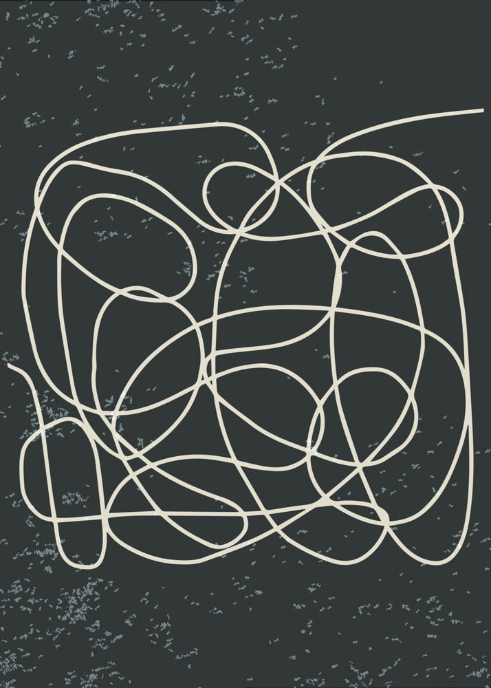 Zwart-witte lijnen #1 | Canvas
