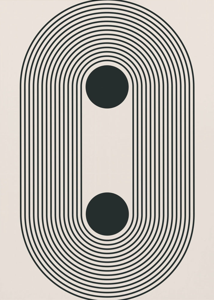 Zwarte Boho Vibe Serie #4 | Poster