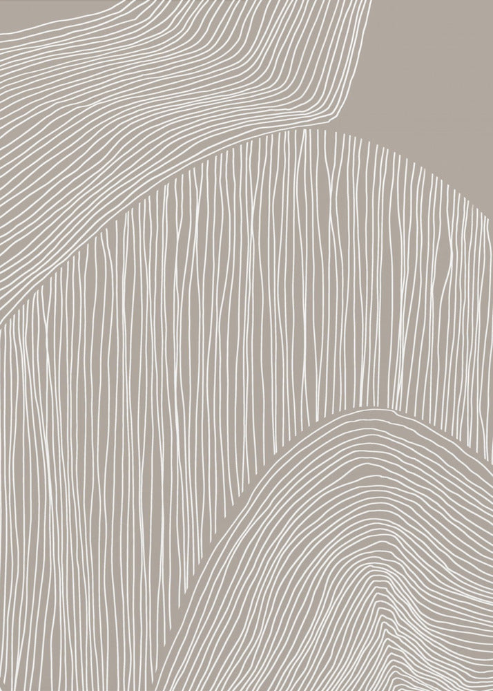 Abstract Organic Lines | Canvas